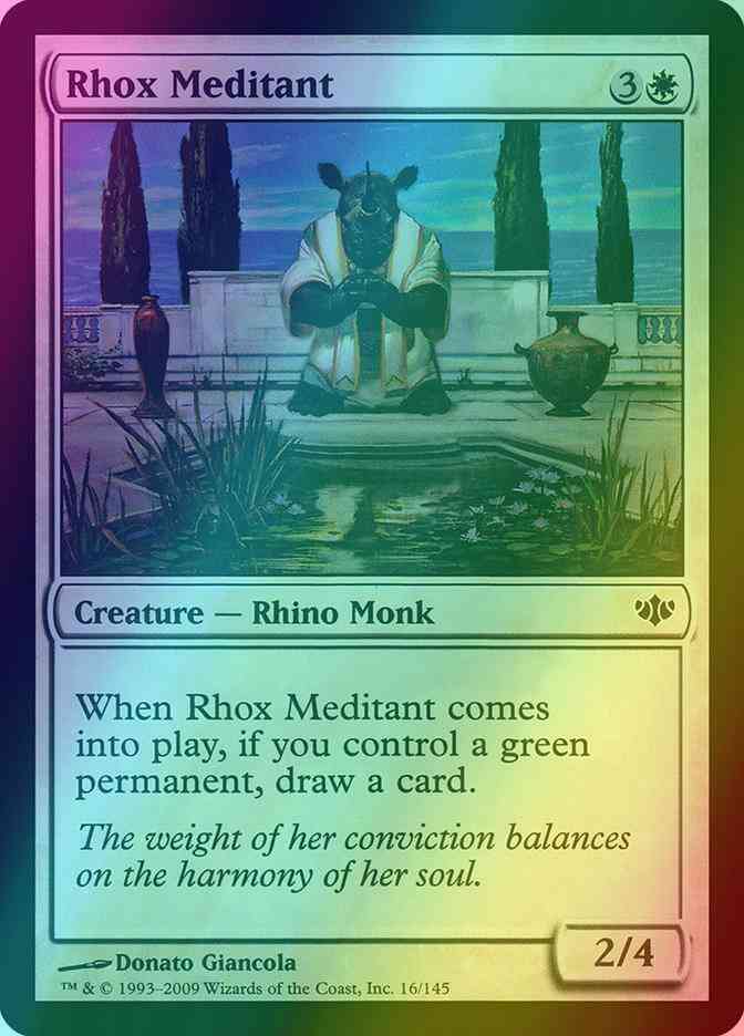 Rhox Meditant [16] [Conflux] [Foil]