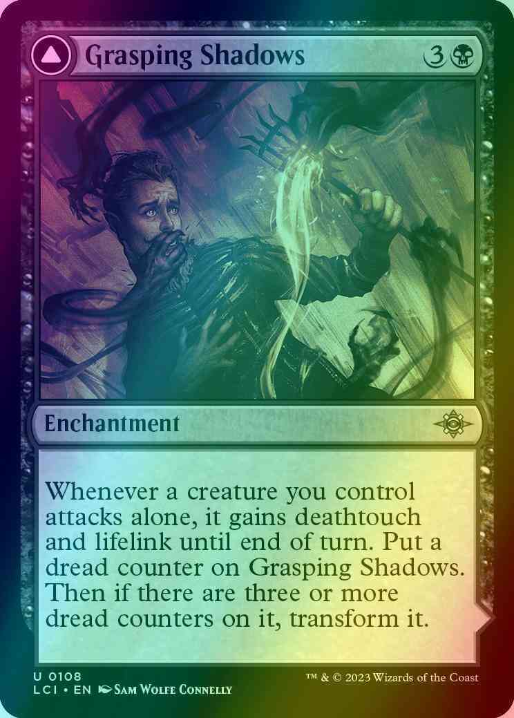 Grasping Shadows // Shadow's Lair [108] [The Lost Caverns of Ixalan] [Foil]