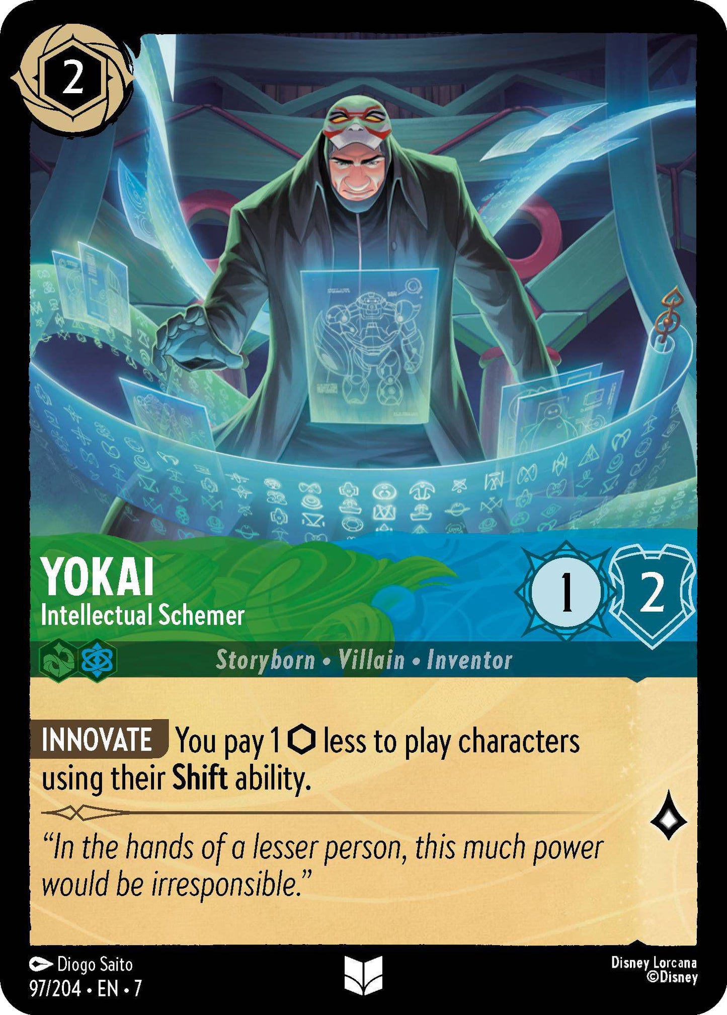 Yokai - Intellectual Schemer - 97/204 [Archazia's Island] [Non-Foil]