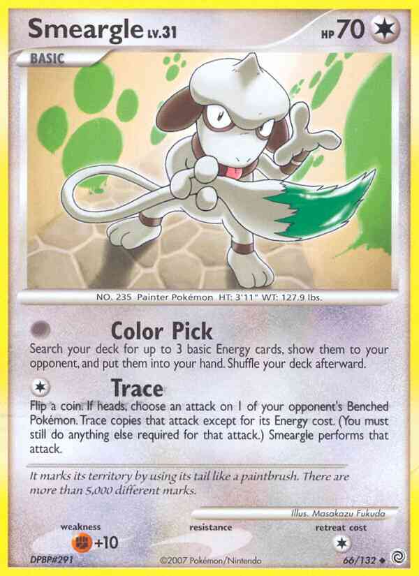 Smeargle - 66/132 - Uncommon [dp3-66] [Reverse Holo]
