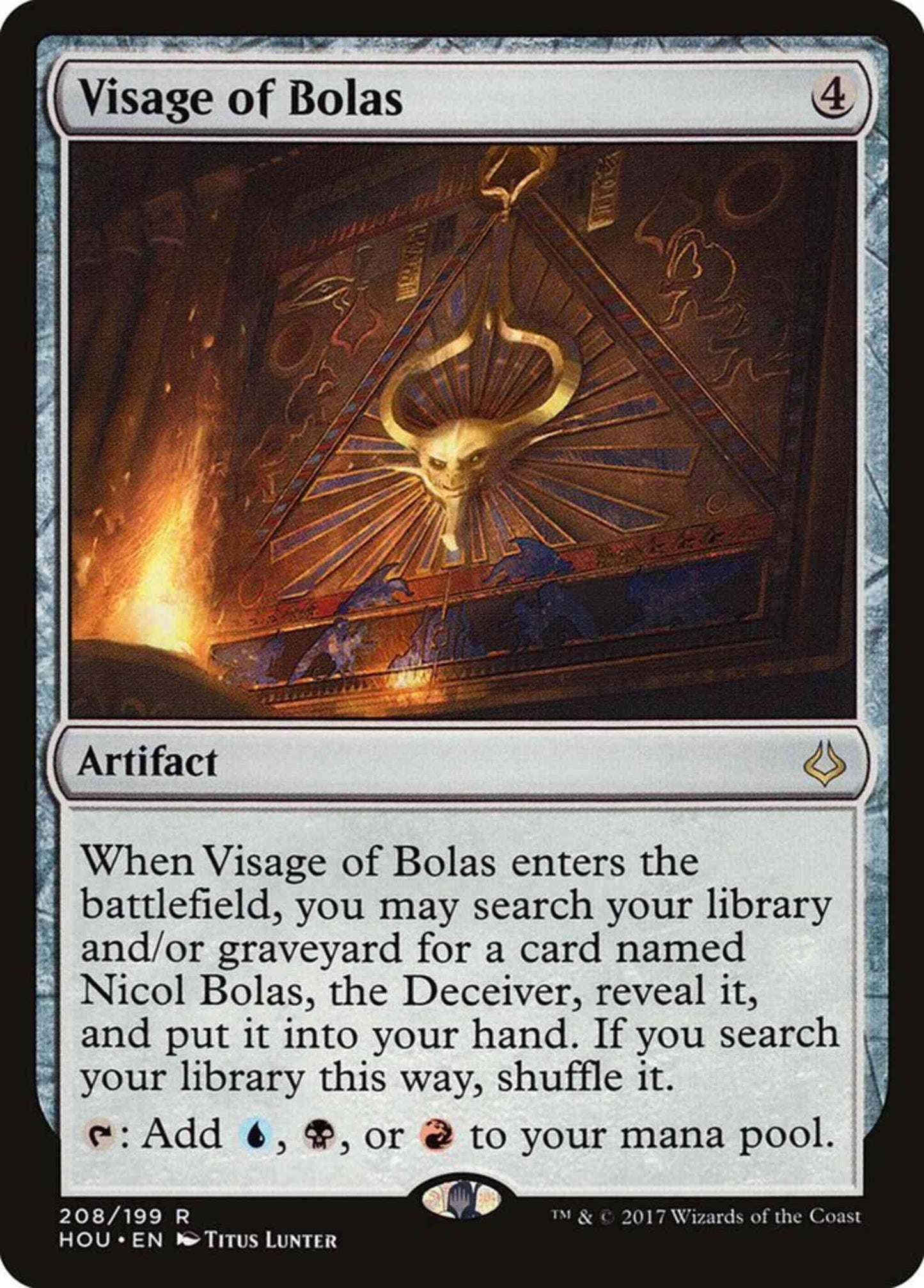 Visage of Bolas [208] [Planeswalker Deck Exclusive] [Hour of Devastation] [Non-Foil]