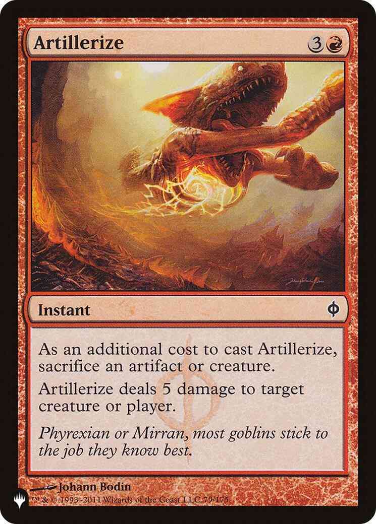 Artillerize [NPH-79] [The List] [Non-Foil]