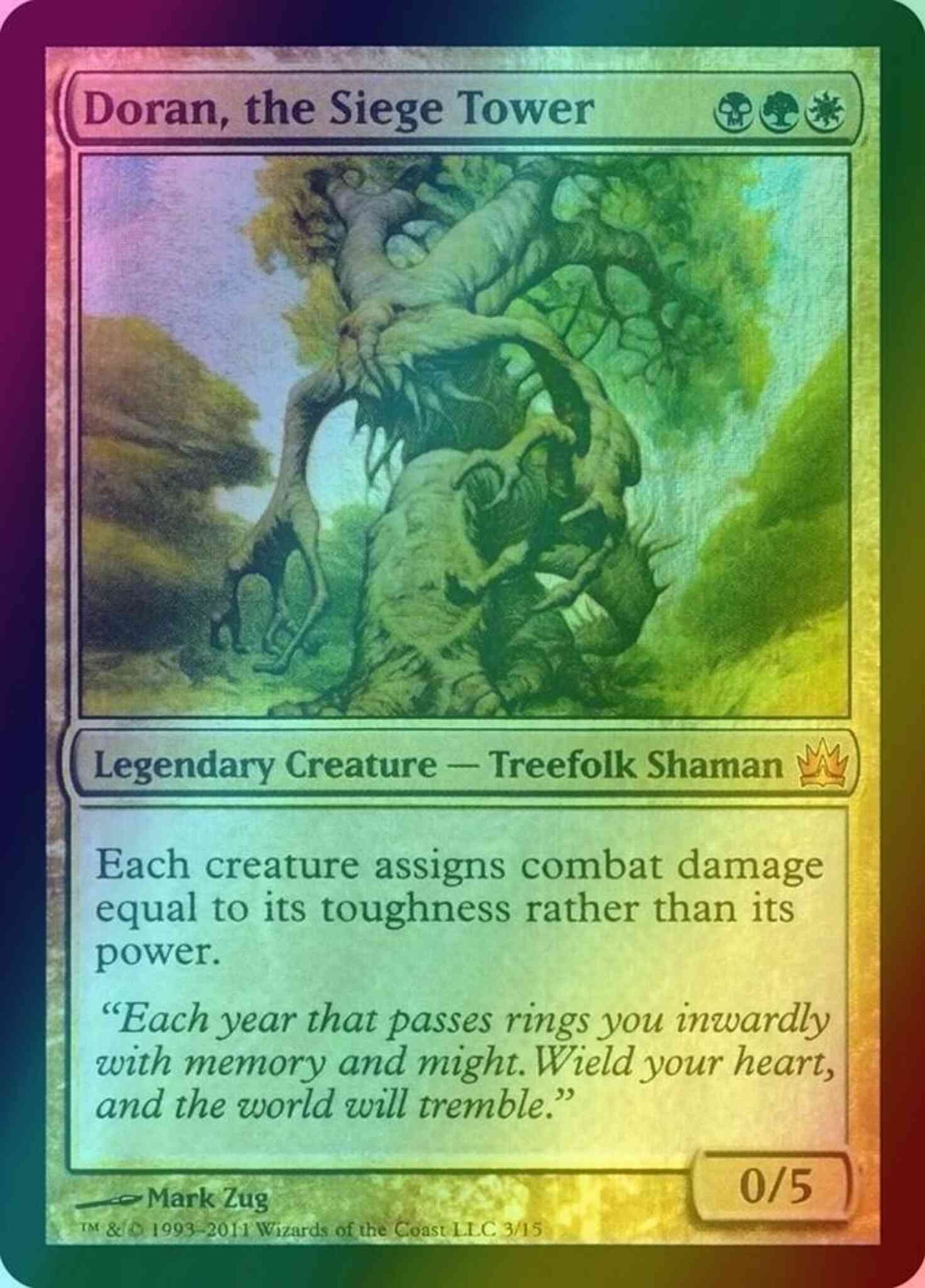 Doran, the Siege Tower [3] [From the Vault: Legends] [Foil]
