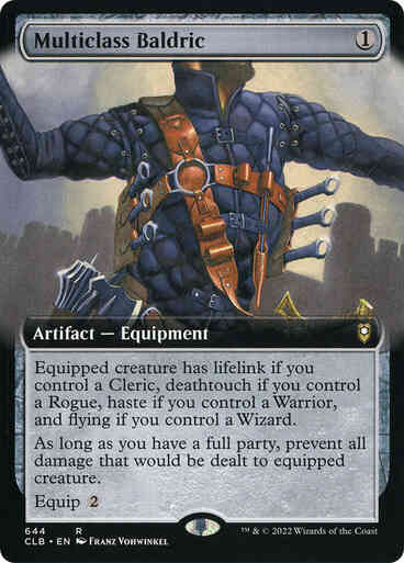 Multiclass Baldric [644] [Extended Art] [Commander Legends: Battle for Baldur's Gate] [Non-Foil]