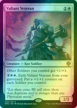 Valiant Veteran [38] [Dominaria United] [Foil]