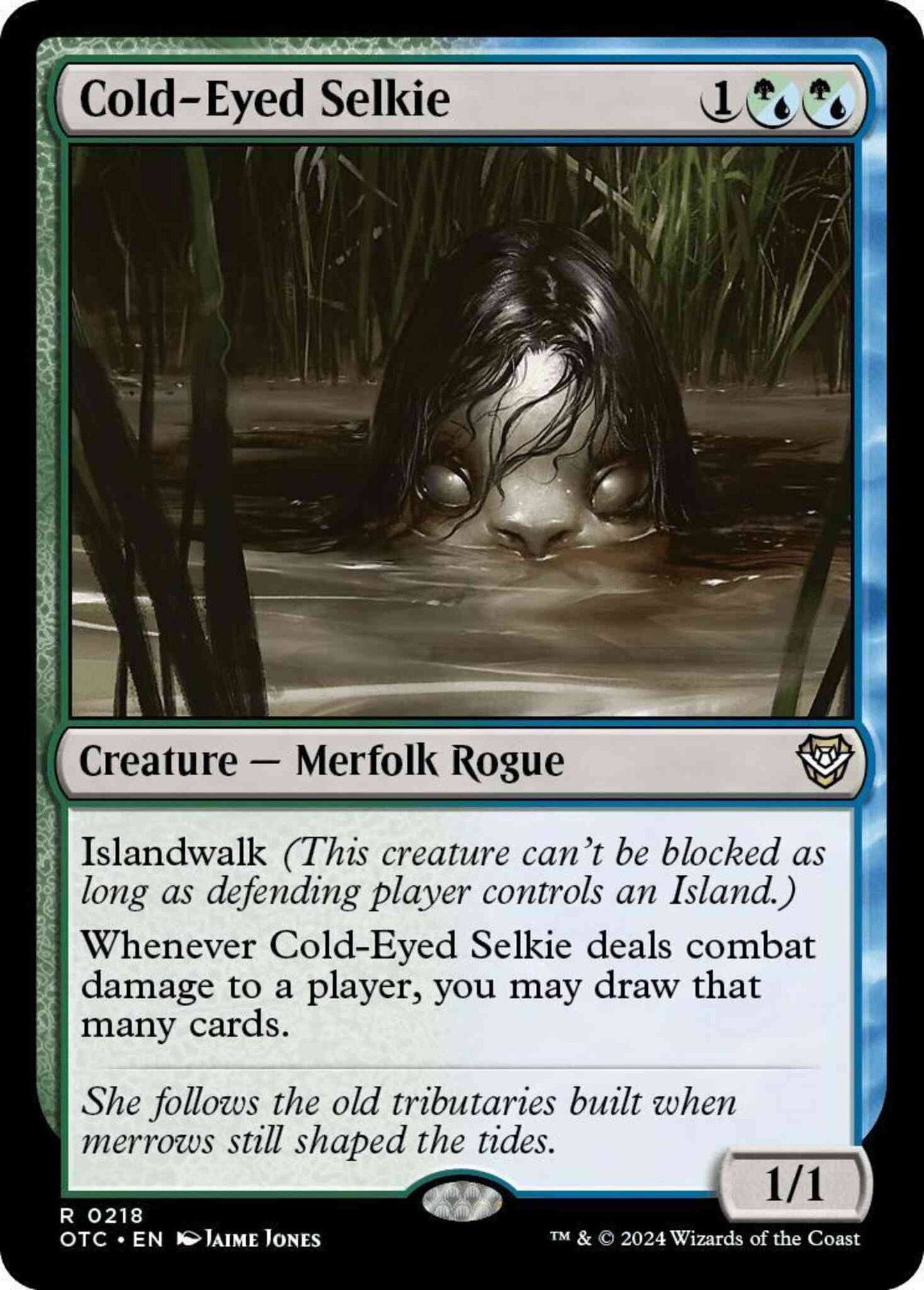 Cold-Eyed Selkie [218] [Outlaws of Thunder Junction: Commander] [Non-Foil]