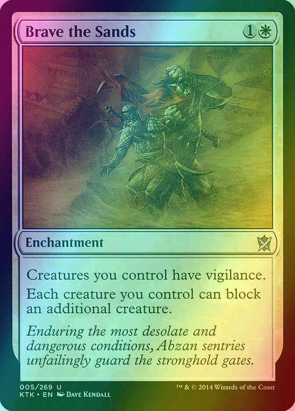 Brave the Sands [5] [Khans Of Tarkir] [Foil]