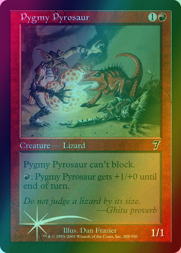 Pygmy Pyrosaur [208x] [Seventh Edition] [Foil]