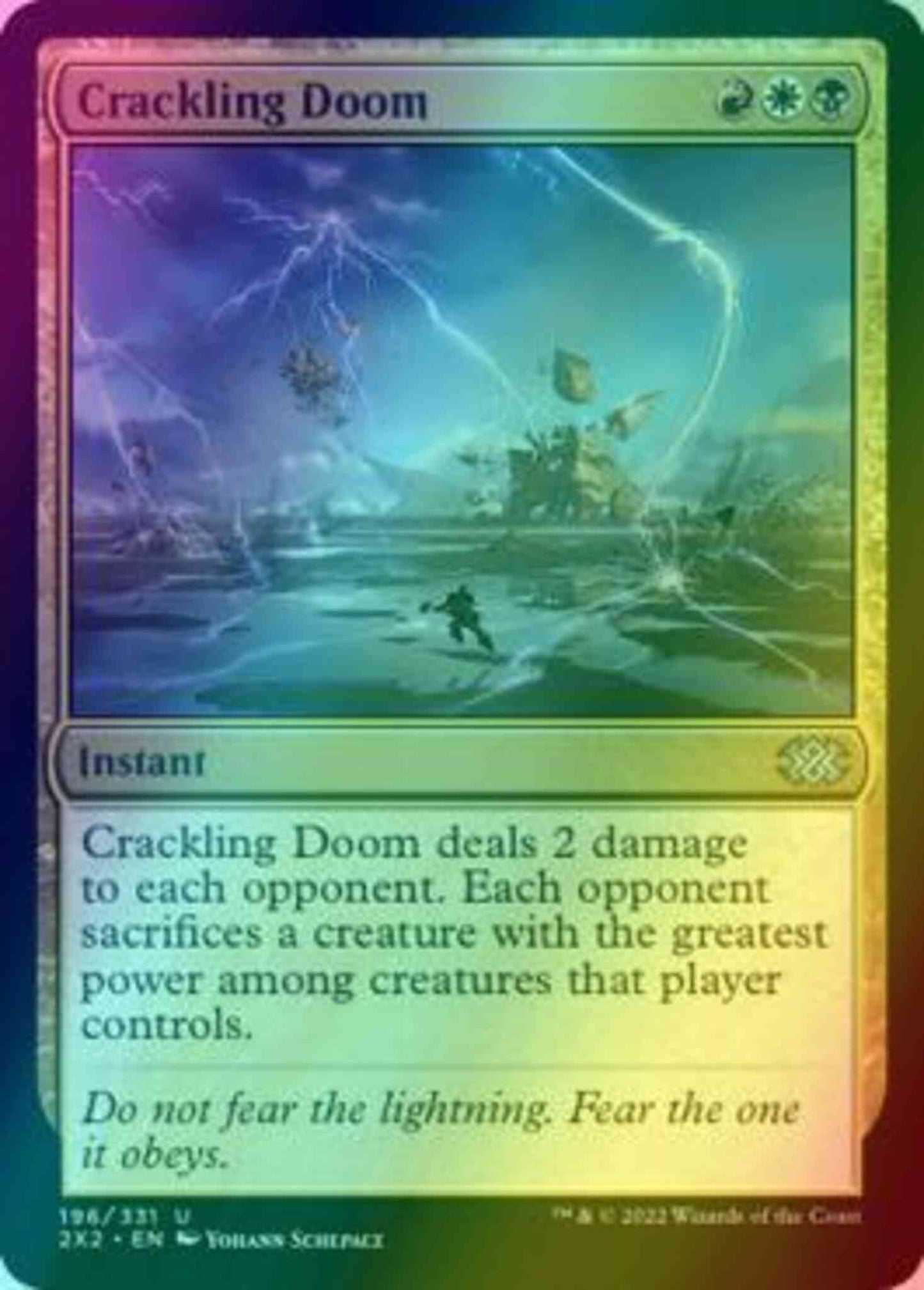 Crackling Doom [196] [Double Masters 2022] [Foil]