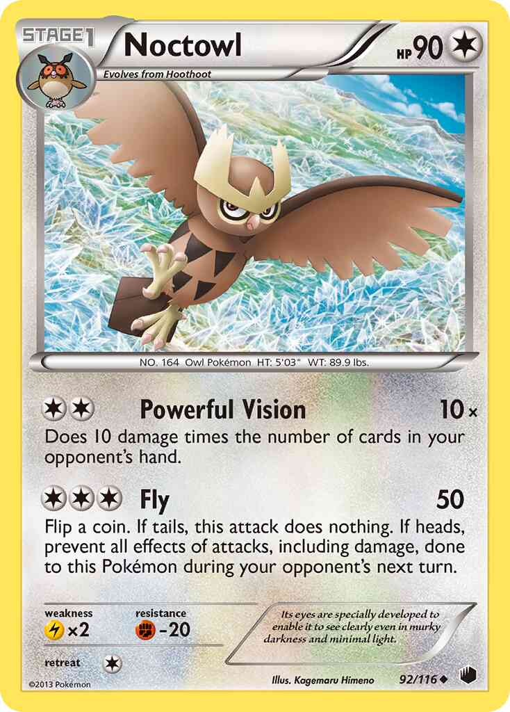 Noctowl - 92/116 - Uncommon [bw9-92] [Non-Holo]