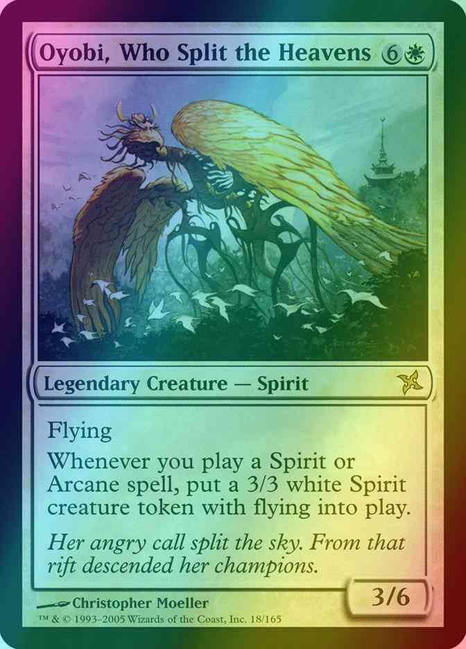Oyobi, Who Split the Heavens [18] [Betrayers of Kamigawa] [Foil]