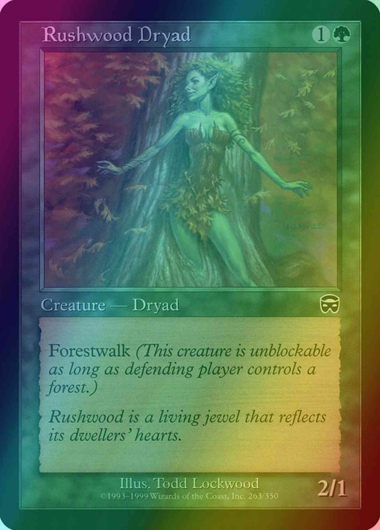 Rushwood Dryad [263] [Mercadian Masques] [Foil]