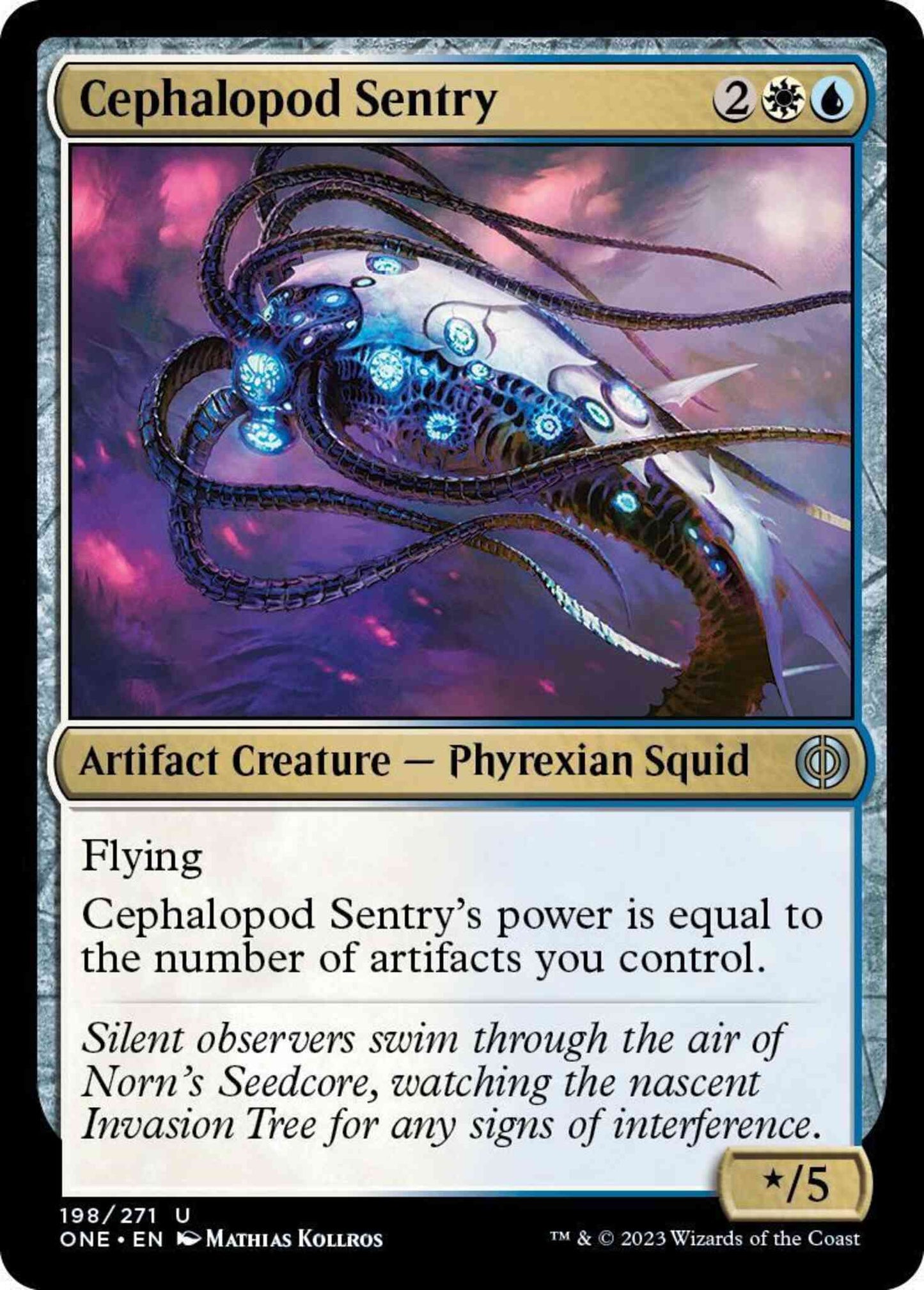 Cephalopod Sentry [198] [Phyrexia: All Will Be One] [Non-Foil]