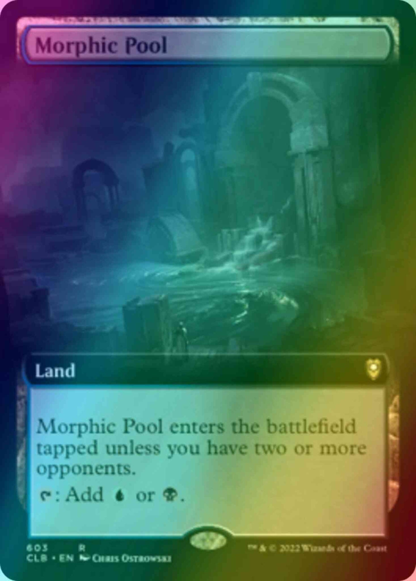 Morphic Pool [603] [Extended Art] [Commander Legends: Battle for Baldur's Gate] [Foil]