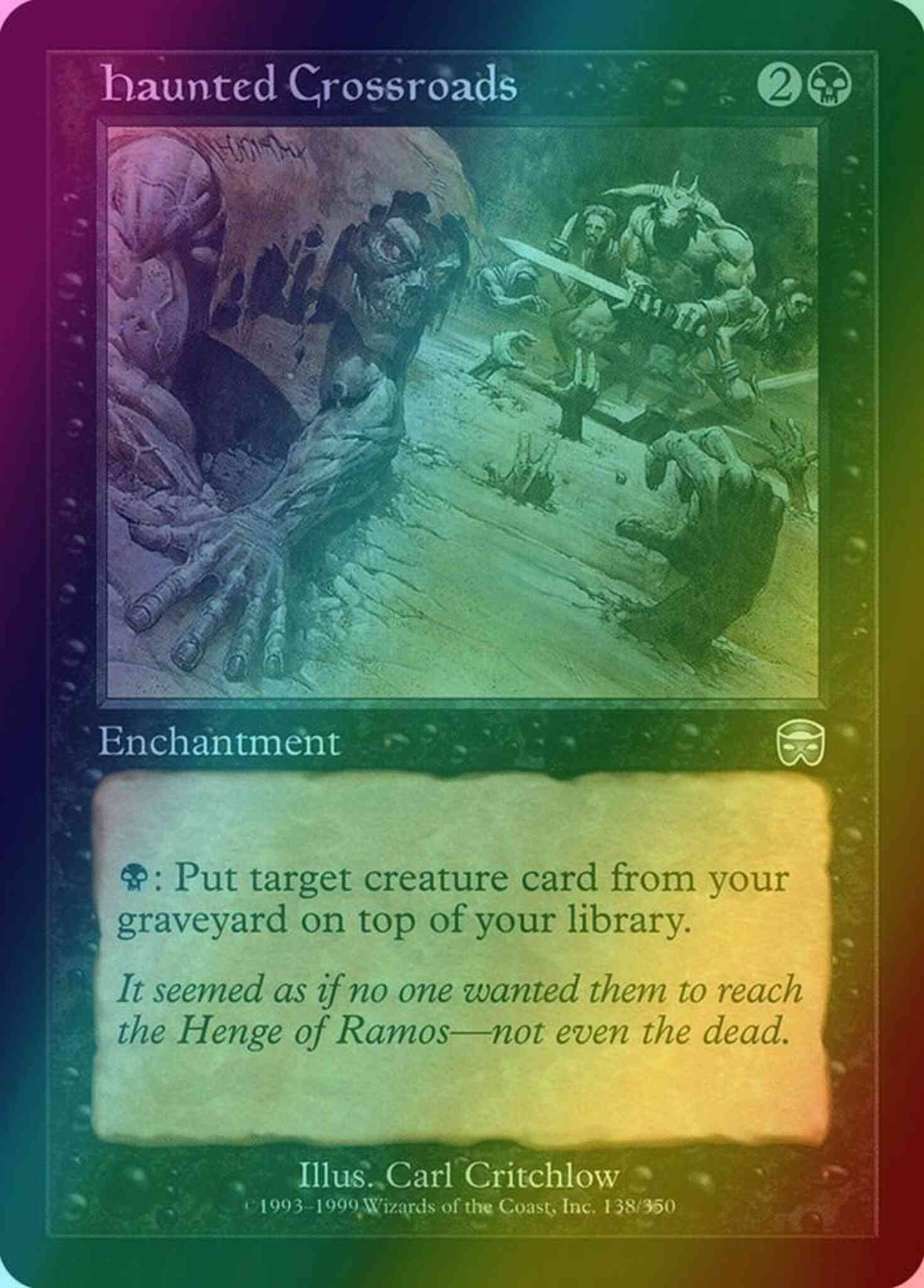 Haunted Crossroads [138] [Mercadian Masques] [Foil]