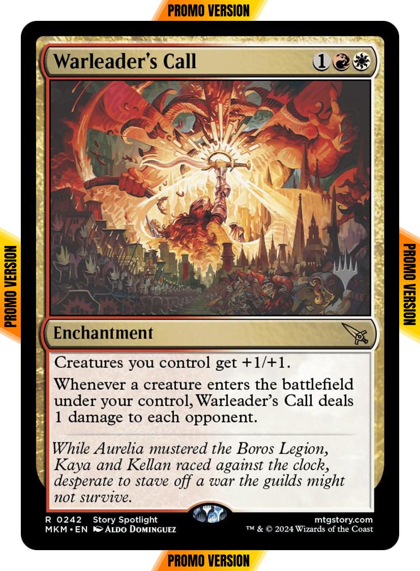 Warleader's Call [242p] [Promo Pack] [Murders at Karlov Manor: Promos] [Non-Foil]