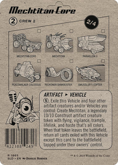 Mechtitan Core // Mechtitan Core [1965] [Borderless] [Aether Drifters] [Secret Lair Drop] [Non-Foil]