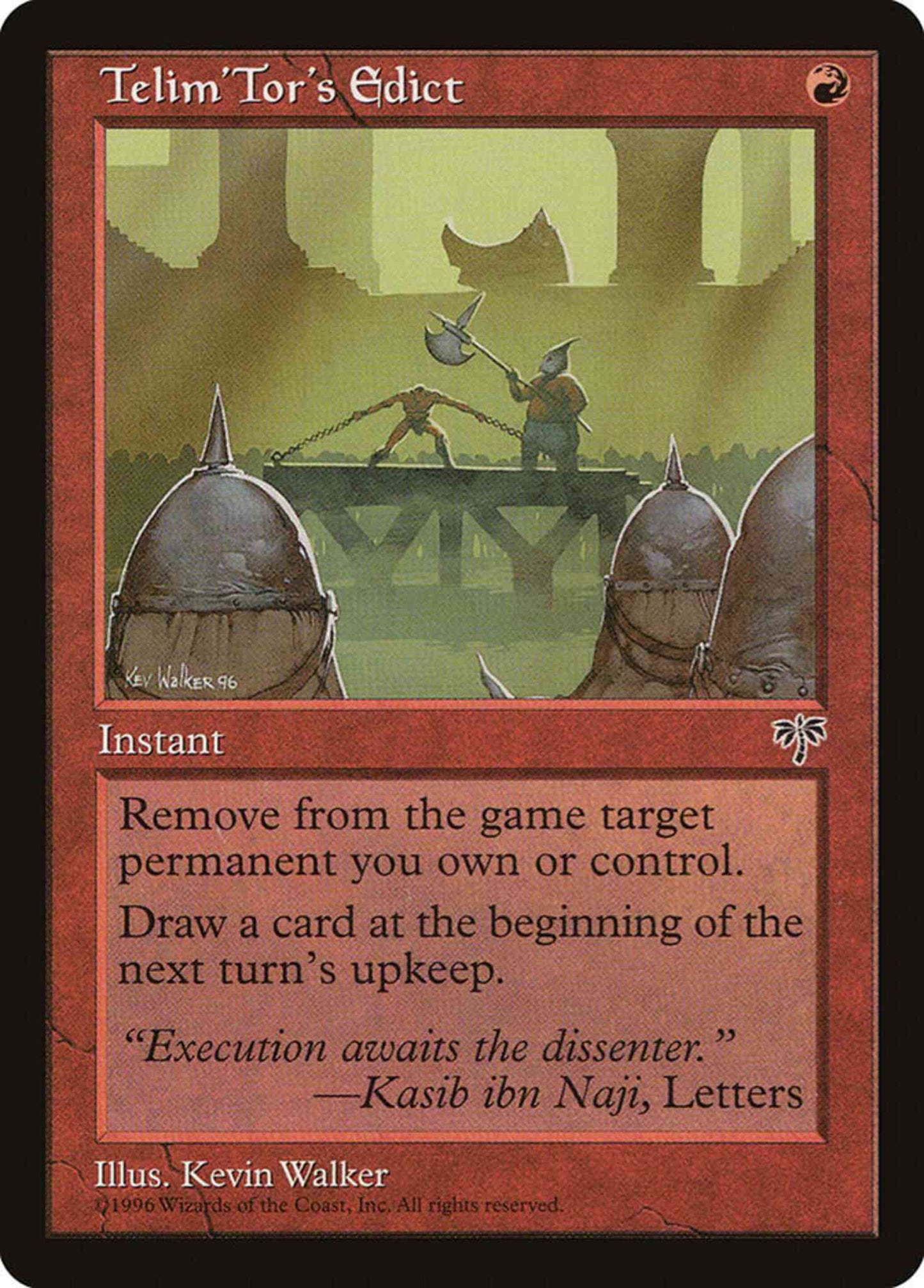 Telim'Tor's Edict [198] [Mirage] [Non-Foil]