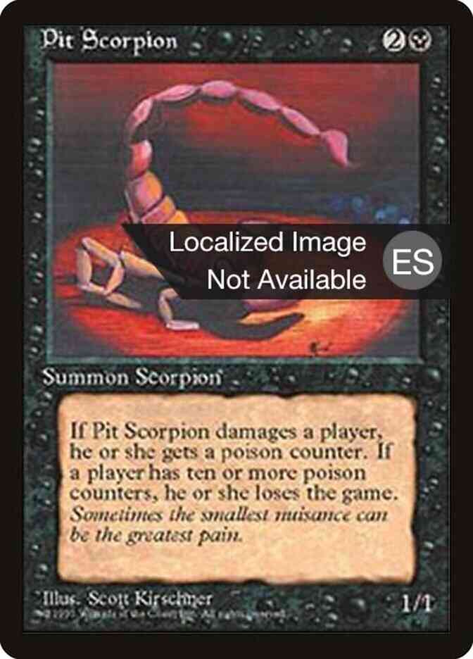 Pit Scorpion - Korean [153] [Fourth Edition Black Border: Korean] [Non-Foil]