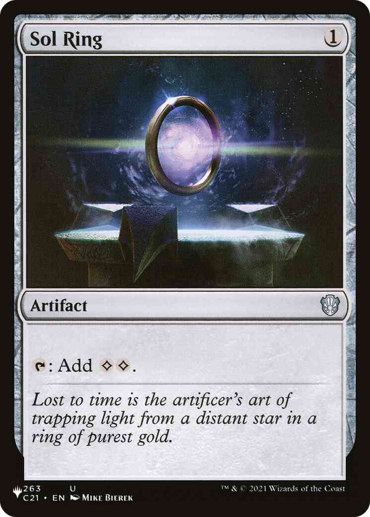 Sol Ring [C21-263] [The List] [Non-Foil]