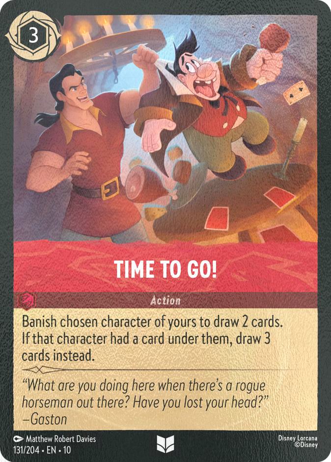 Time to Go! - 131/204 [Whispers in the Well] [Cold Foil]