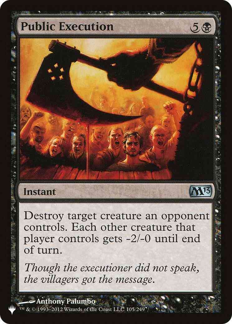 Public Execution [M13-105] [The List] [Non-Foil]