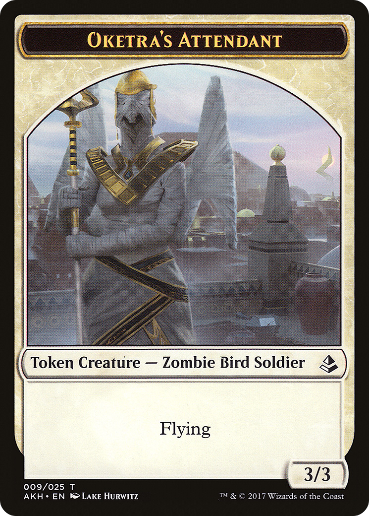 Beast Token (21) // Oketra's Attendant Token (09) [Amonkhet Tokens] [Non-Foil]