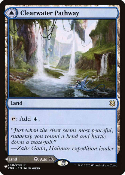 Clearwater Pathway // Murkwater Pathway [ZNR-260] [The List] [Non-Foil]
