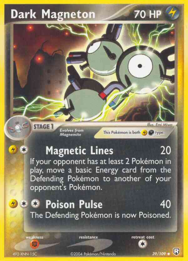 Dark Magneton - 39/109 - Uncommon [ex7-39] [Non-Holo]