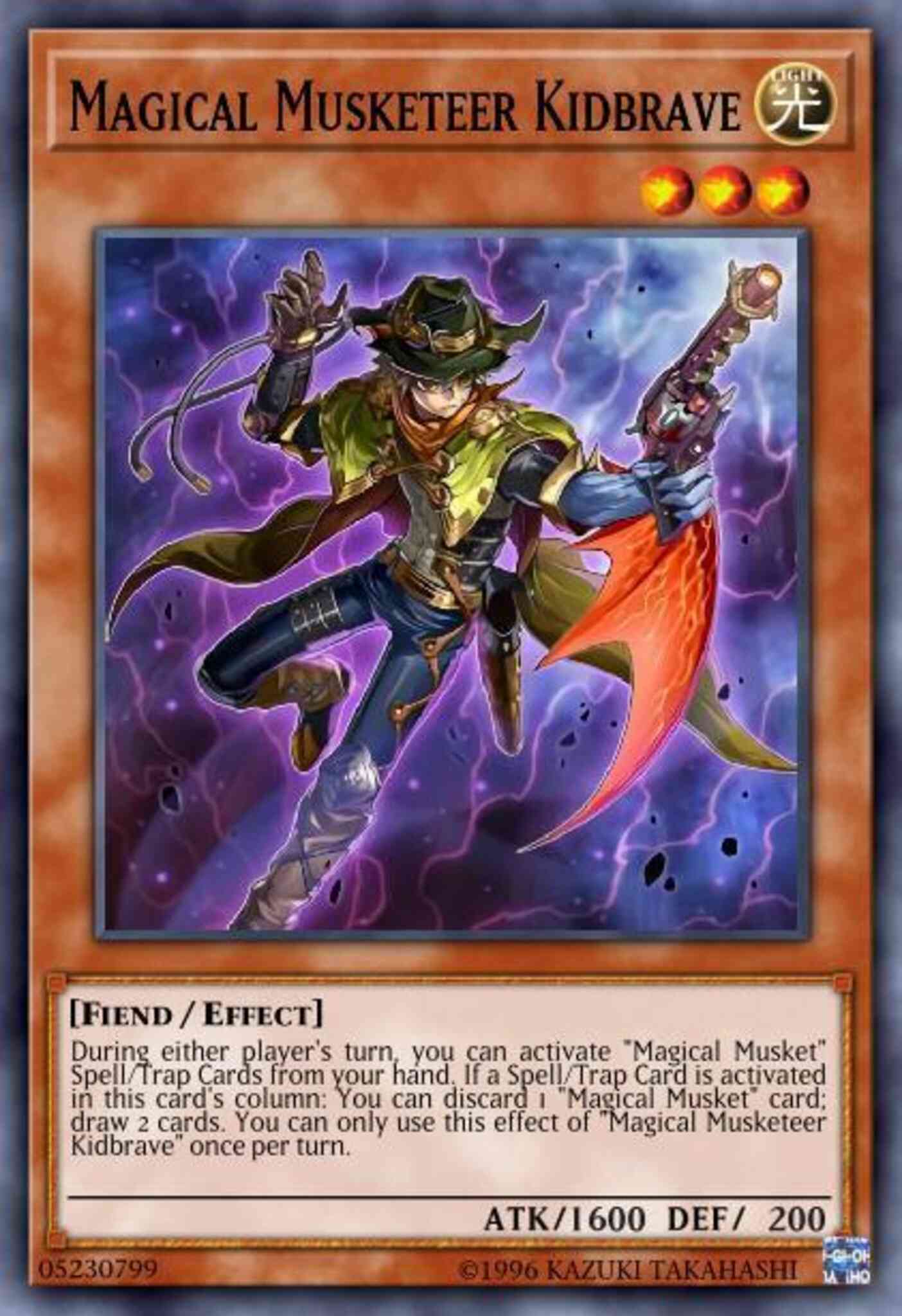 Magical Musketeer Kidbrave - SPWA-EN018 - Super Rare - 1st Edition