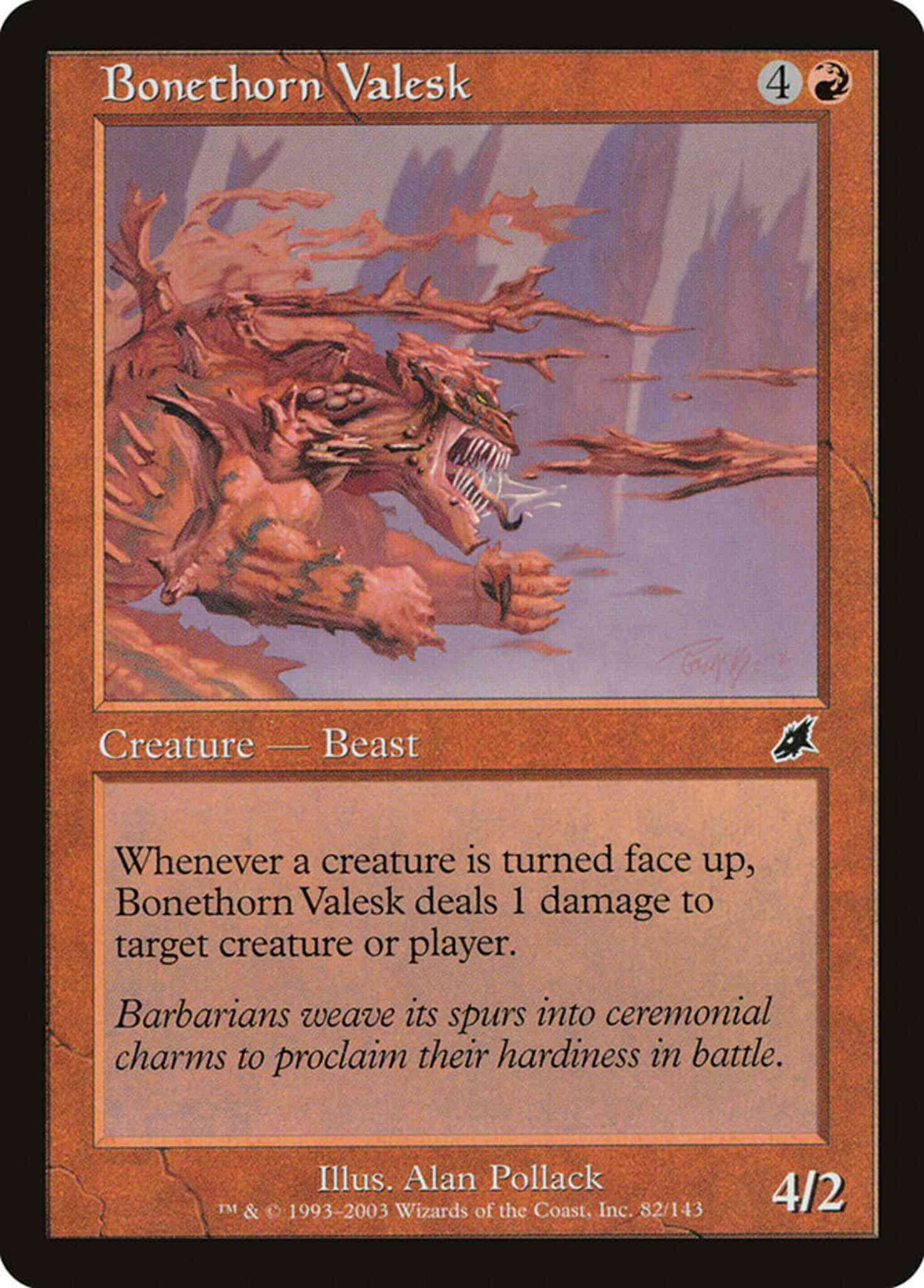 Bonethorn Valesk [82] [Scourge] [Non-Foil]
