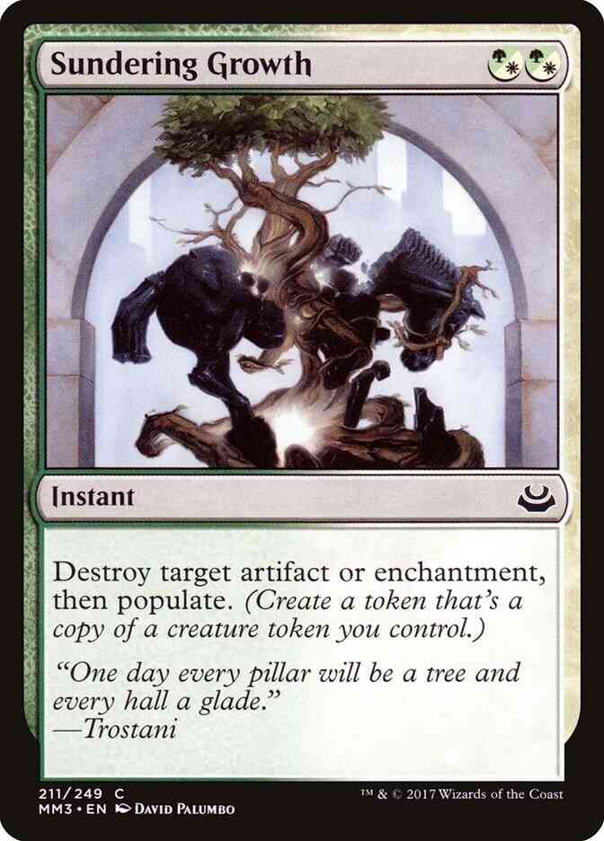 Sundering Growth [211] [Modern Masters 2017] [Non-Foil]