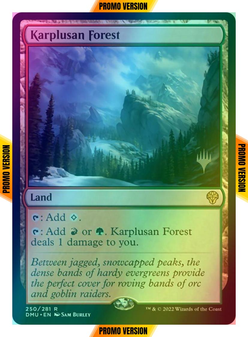 Karplusan Forest [250p] [Promo Pack] [Dominaria United: Promos] [Foil]