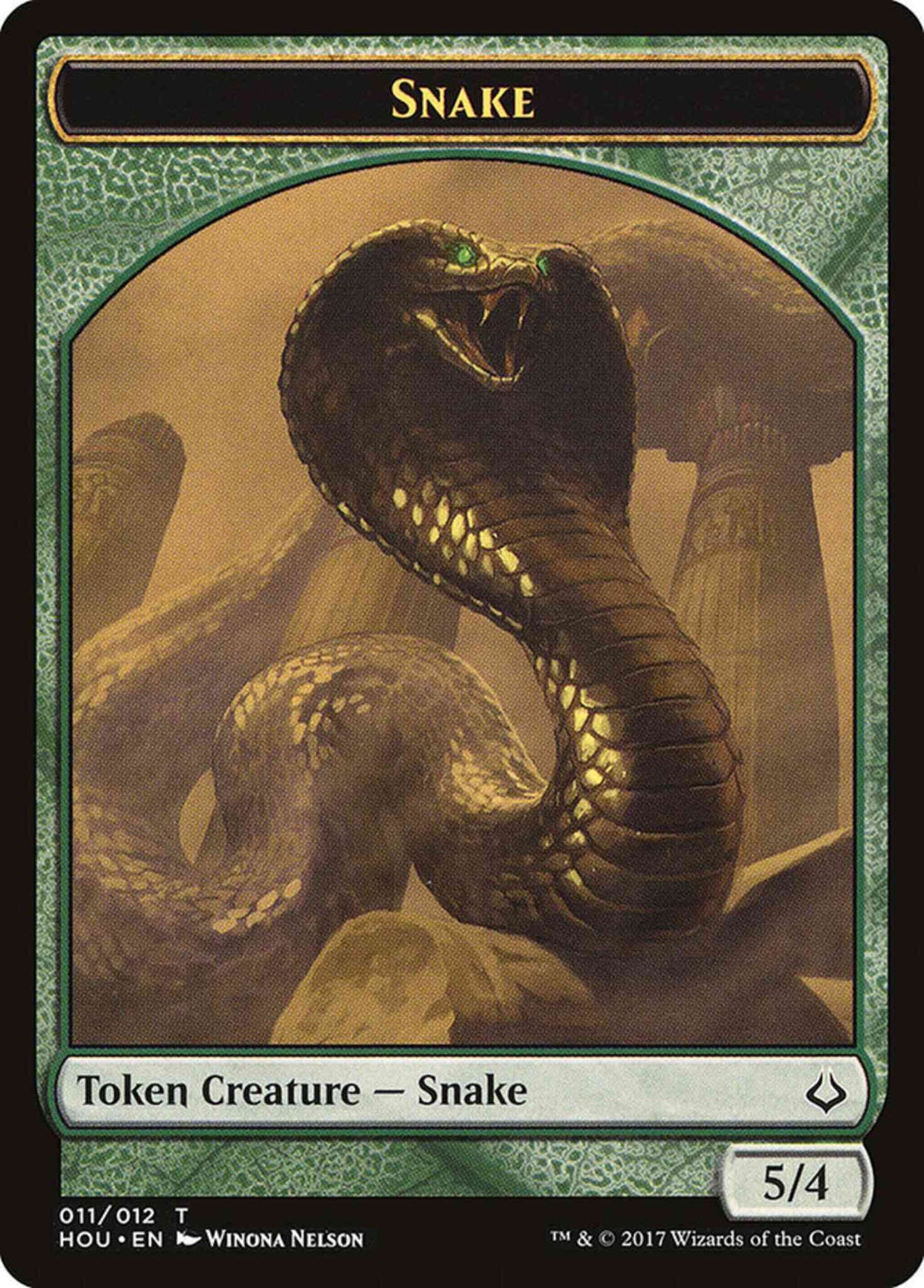 Snake Token [11] [Hour of Devastation Tokens] [Non-Foil]