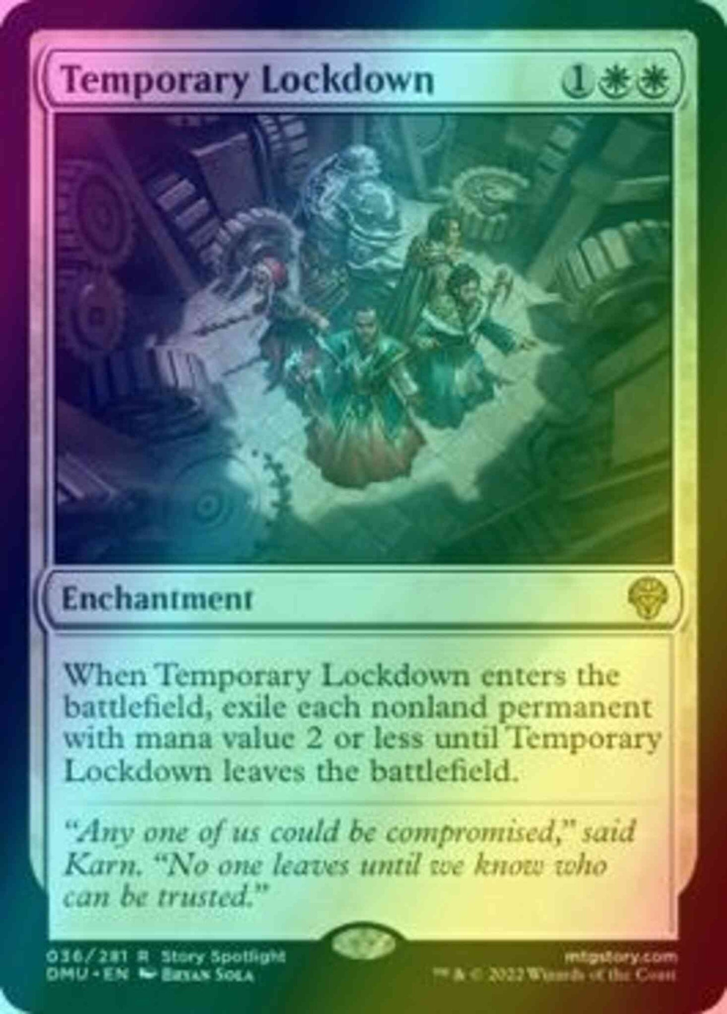Temporary Lockdown [36] [Dominaria United] [Foil]