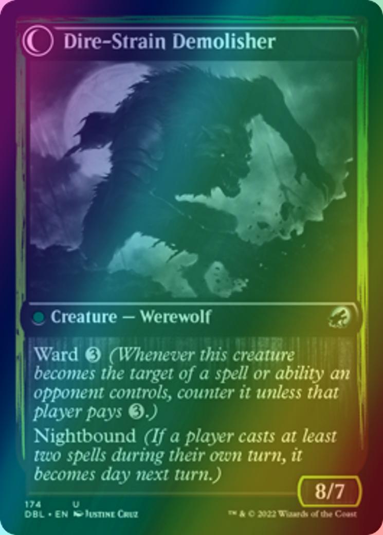 Burly Breaker // Dire-Strain Demolisher [174] [Innistrad: Double Feature] [Foil]