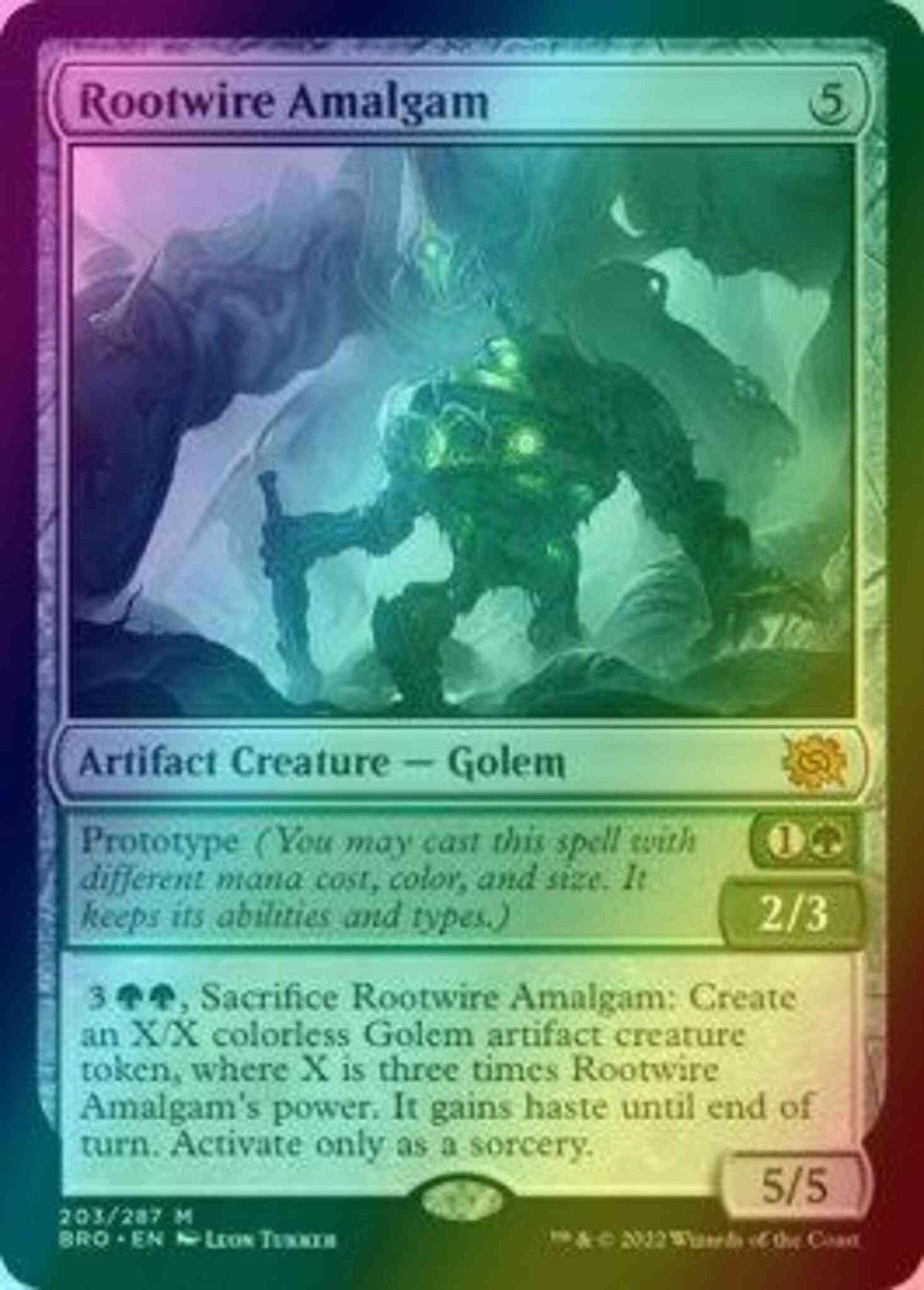 Rootwire Amalgam [203] [The Brothers' War] [Foil]