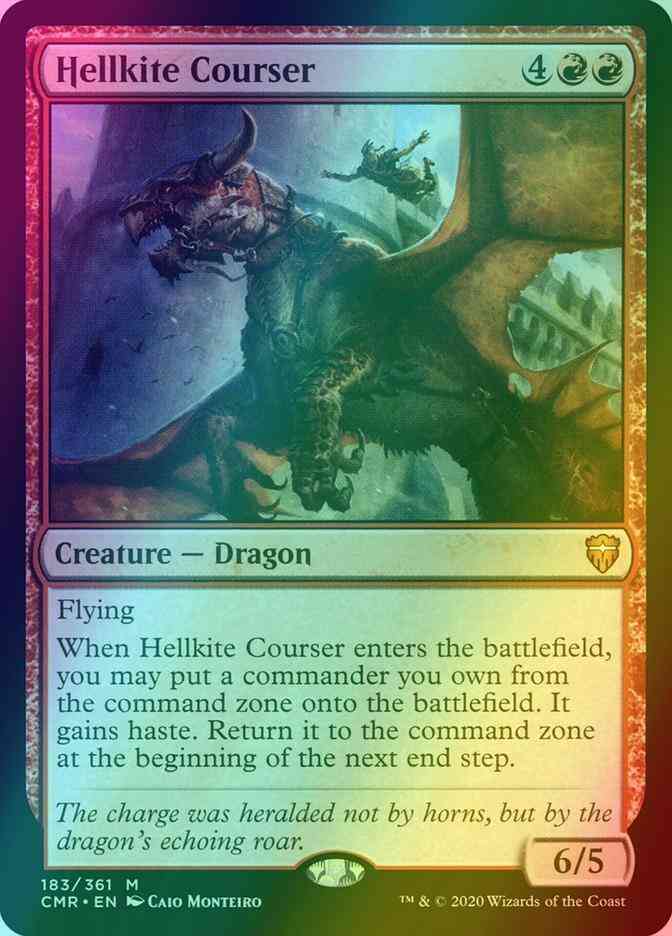 Hellkite Courser [183] [Commander Legends] [Foil]