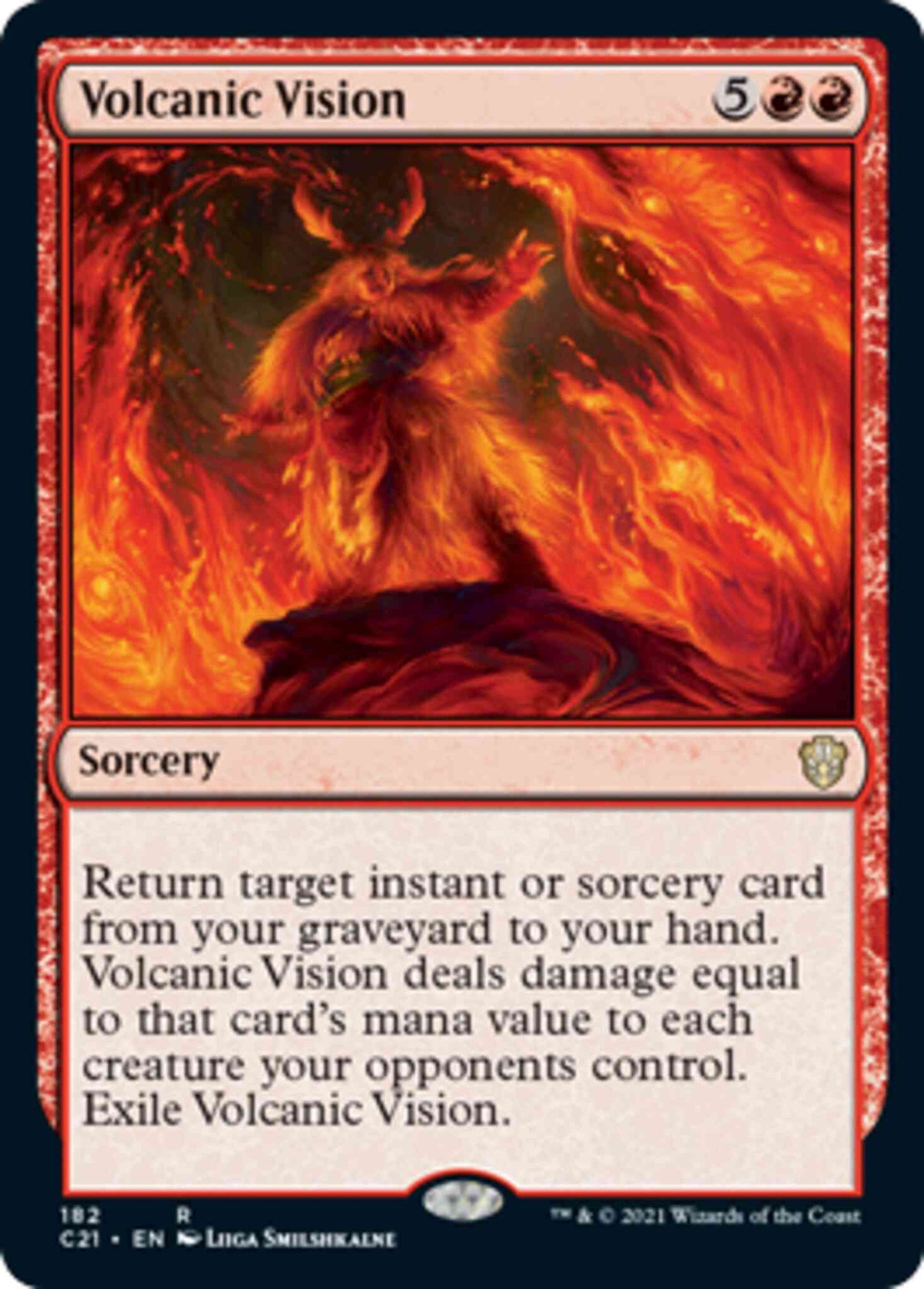 Volcanic Vision [182] [Commander 2021] [Non-Foil]