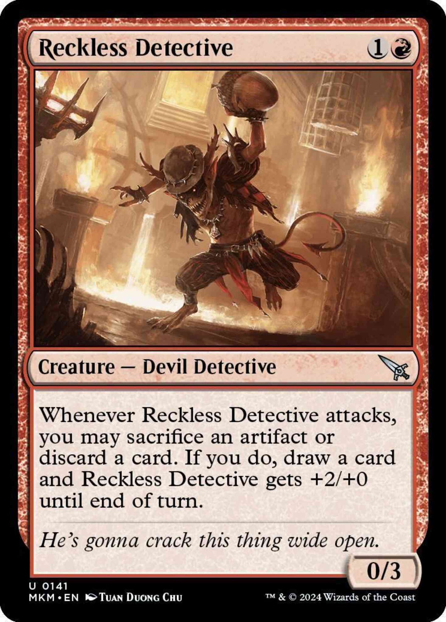 Reckless Detective [141] [Murders at Karlov Manor] [Non-Foil]