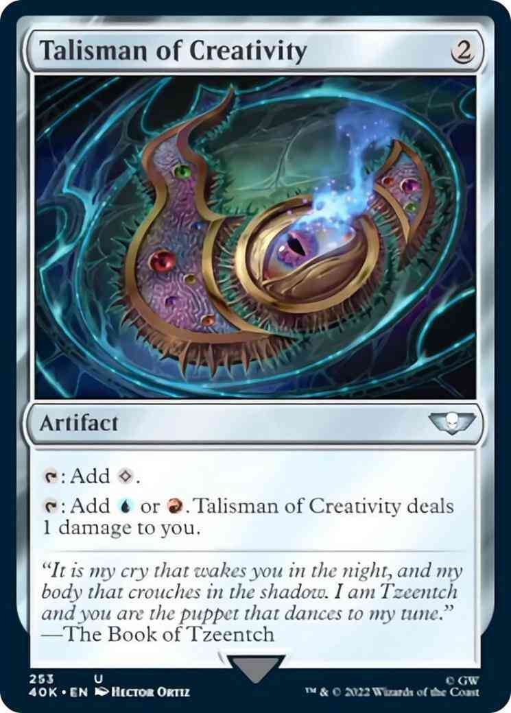 Talisman of Creativity [253] [Universes Beyond: Warhammer 40,000] [Non-Foil]