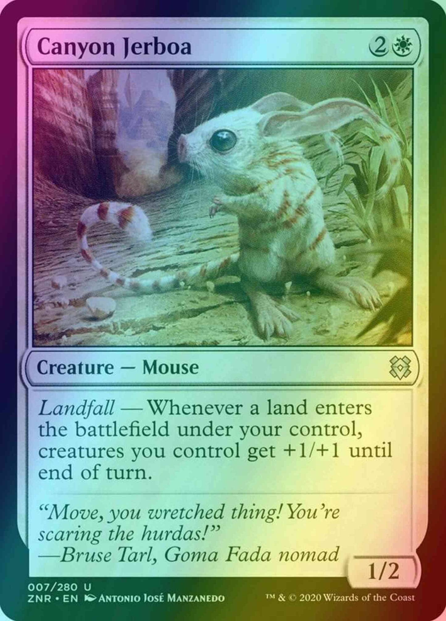 Canyon Jerboa [7] [Zendikar Rising] [Foil]