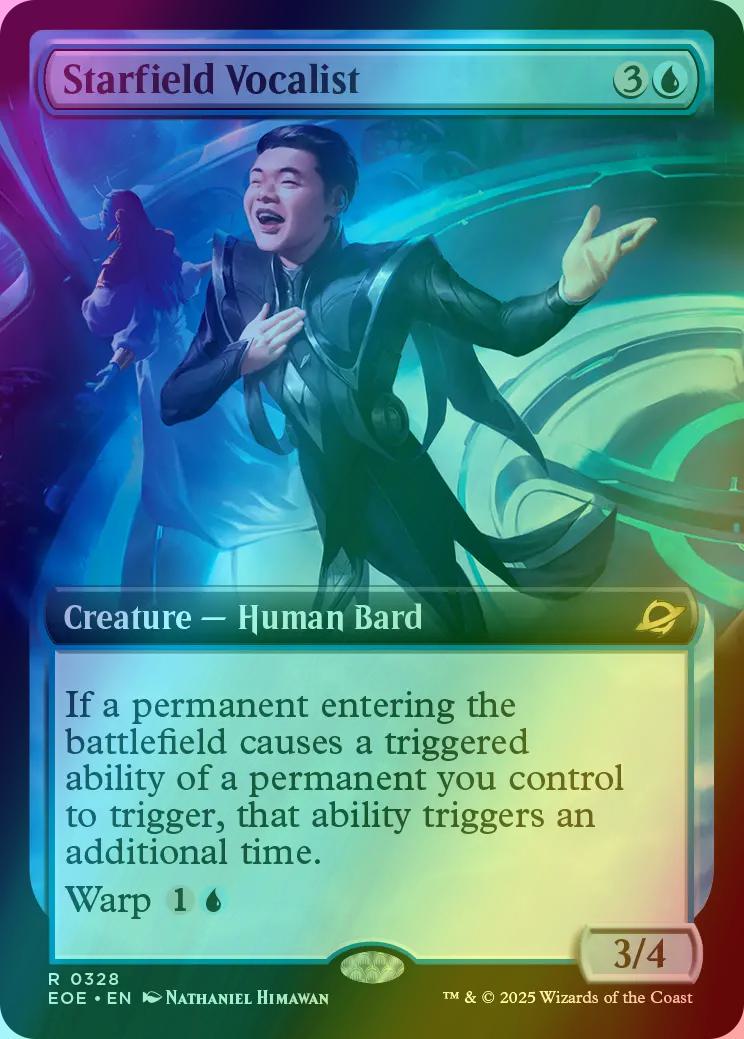 Starfield Vocalist [328] [Extended Art] [Edge of Eternities] [Foil]