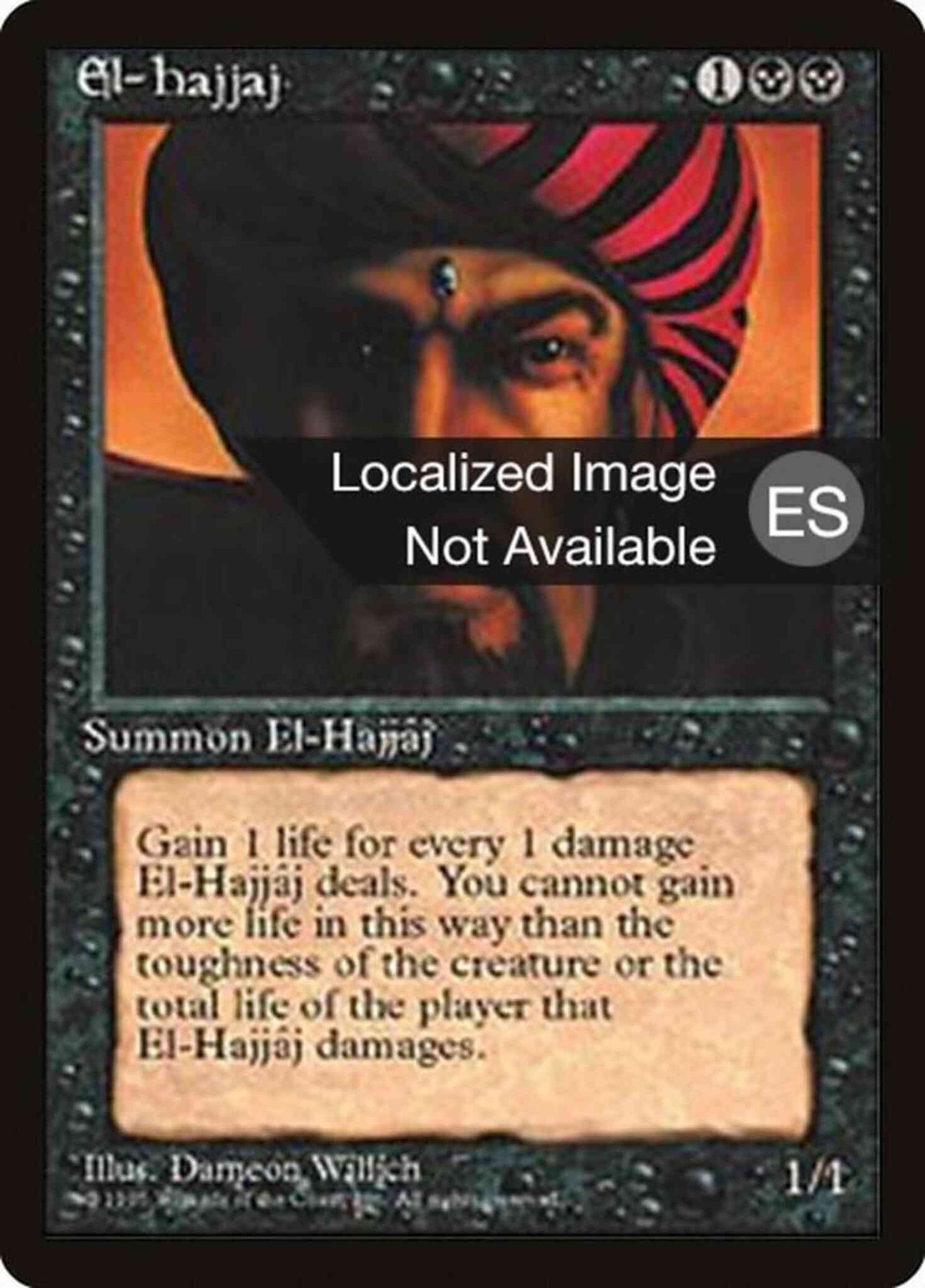 El-Hajjâj - Korean [134] [Fourth Edition Black Border: Korean] [Non-Foil]