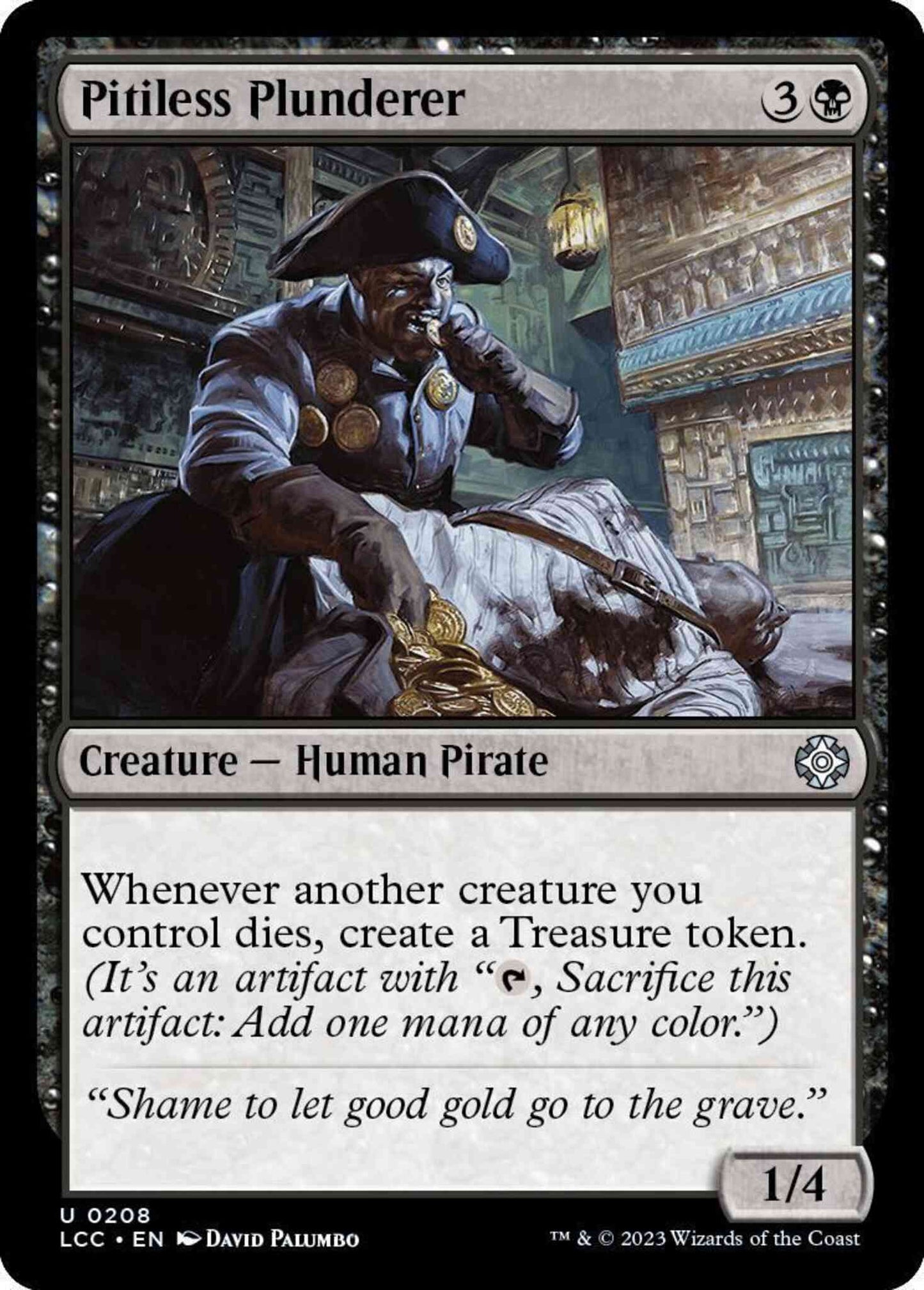 Pitiless Plunderer [208] [The Lost Caverns of Ixalan: Commander] [Non-Foil]