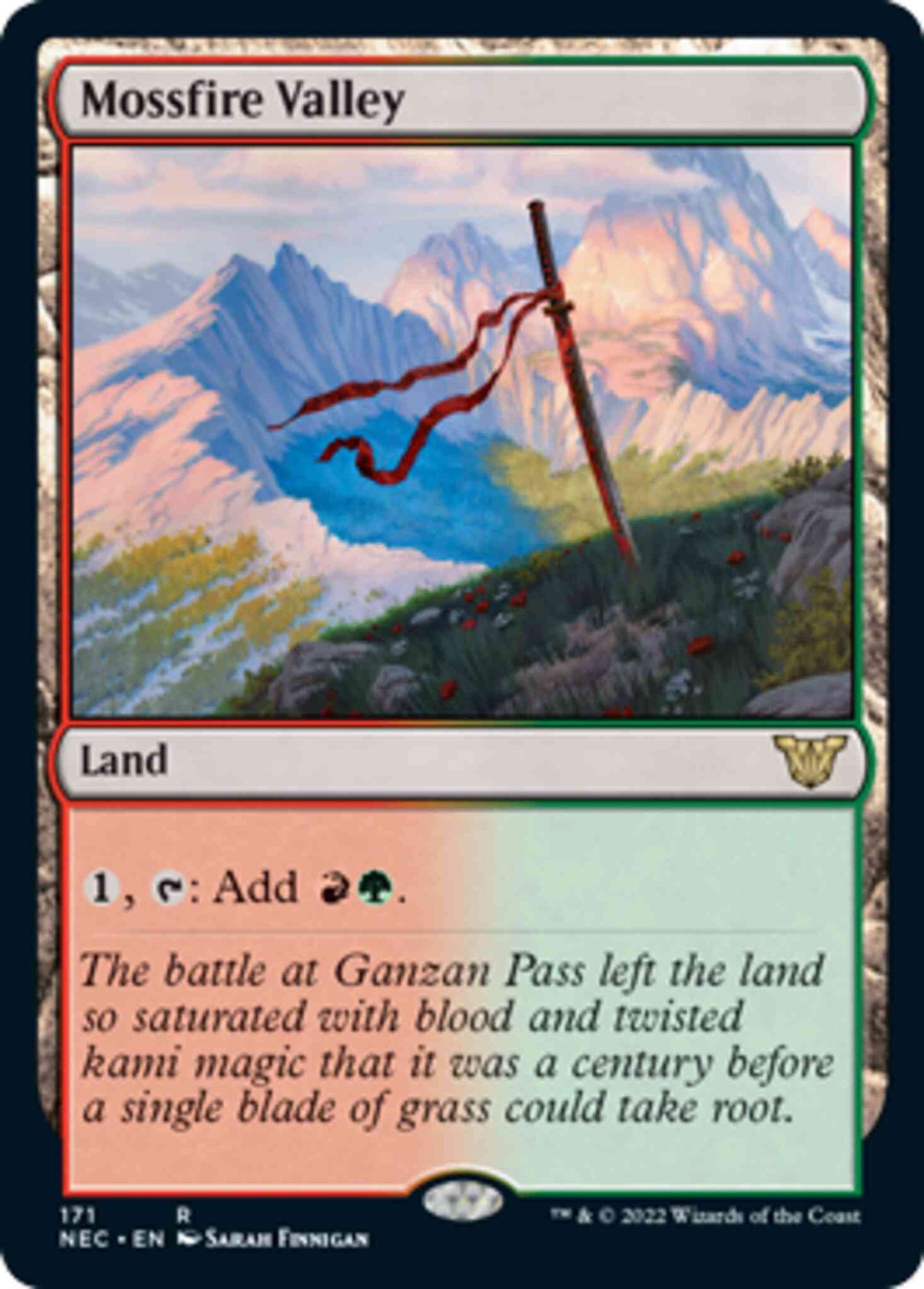Mossfire Valley [171] [Kamigawa: Neon Dynasty: Commander] [Non-Foil]