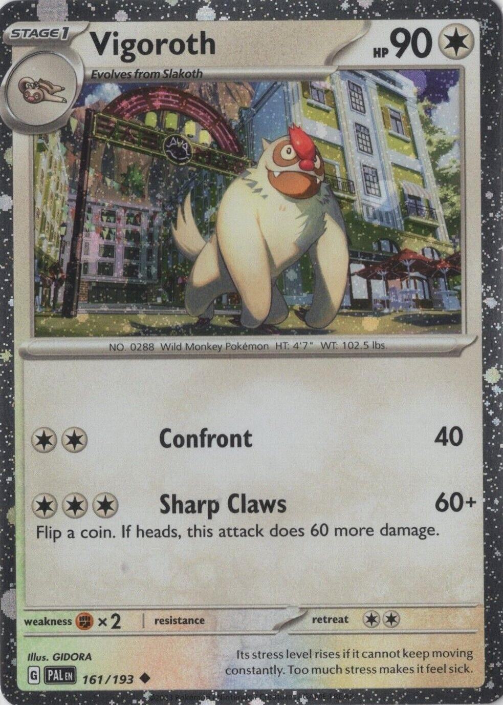 Vigoroth - 161/193 - Promo [Triple Whammy Tin] [sv02msp-161] [Cosmos Holo]