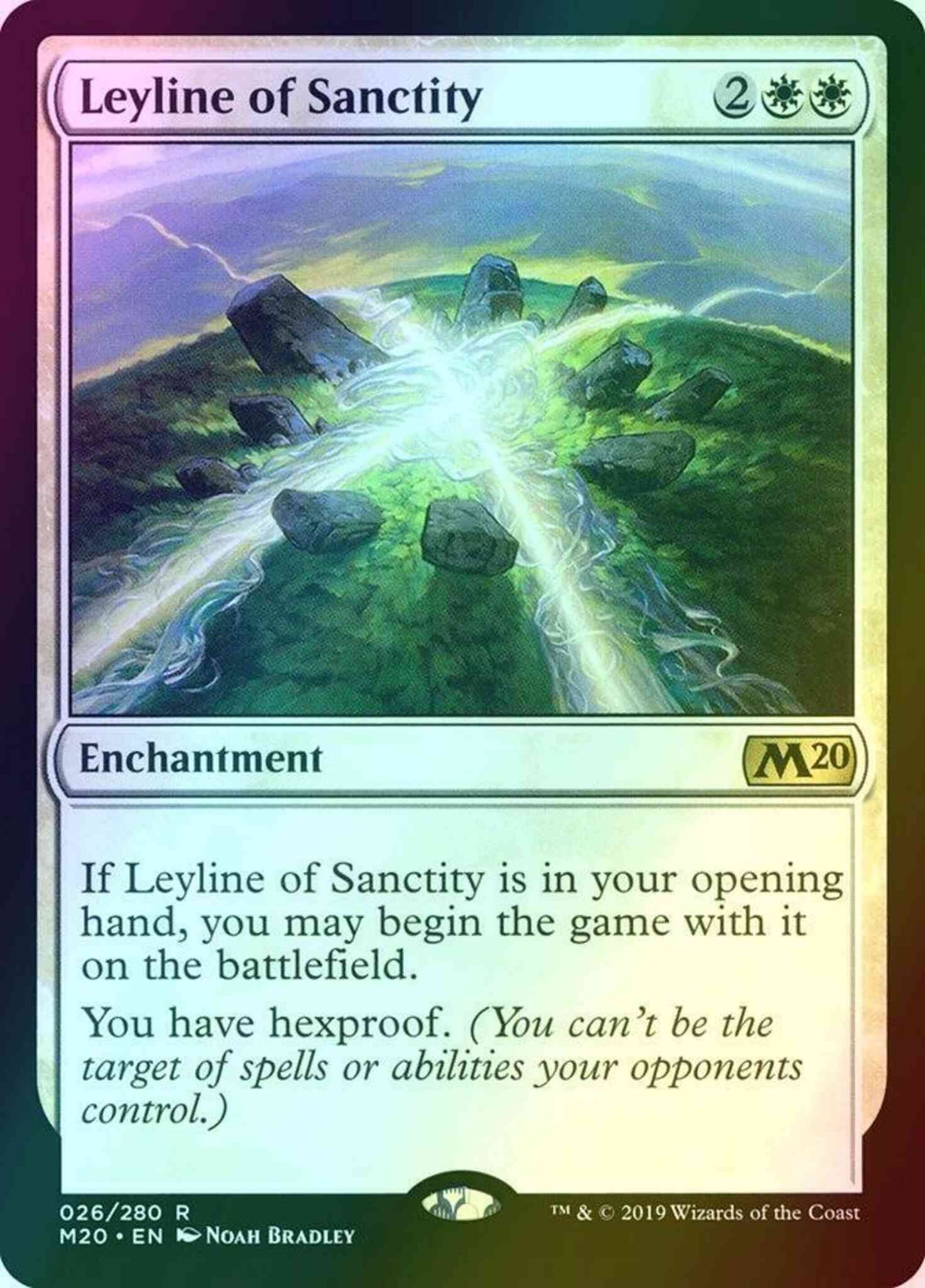 Leyline of Sanctity [26] [Core Set 2020] [Foil]