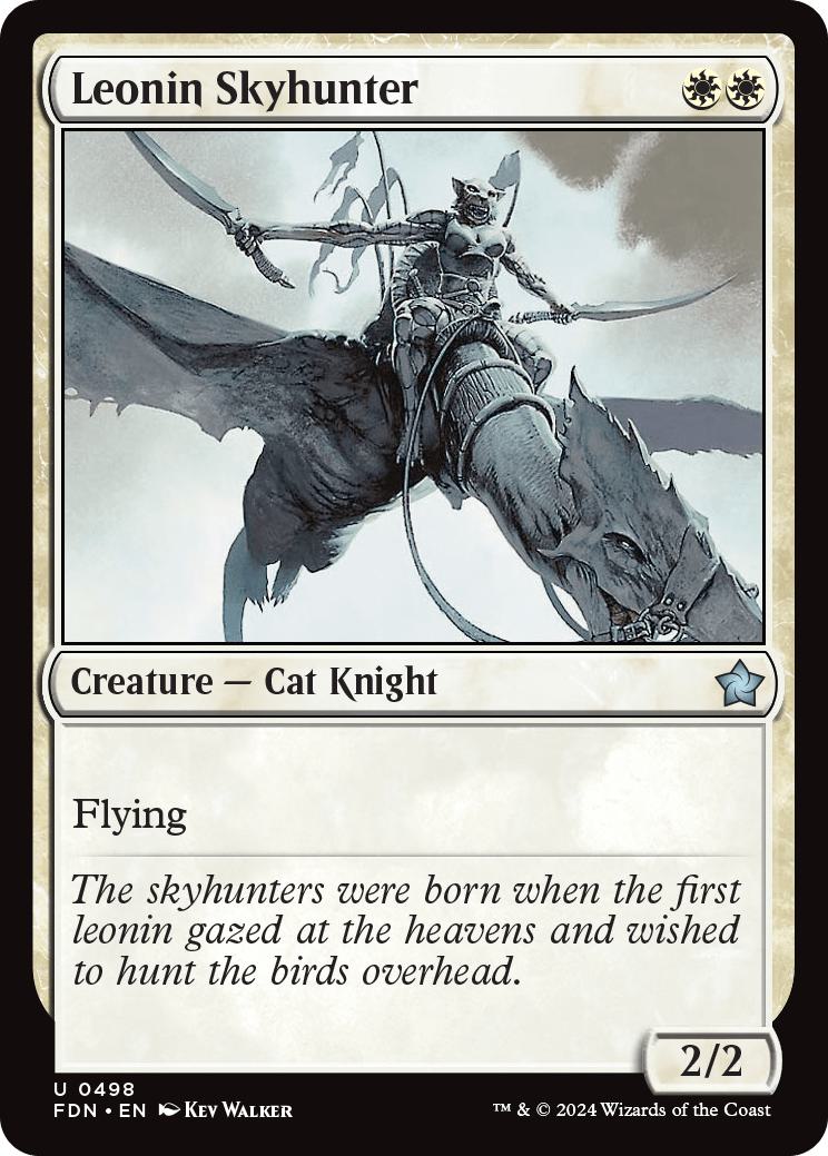 Leonin Skyhunter [498] [Foundations] [Non-Foil]