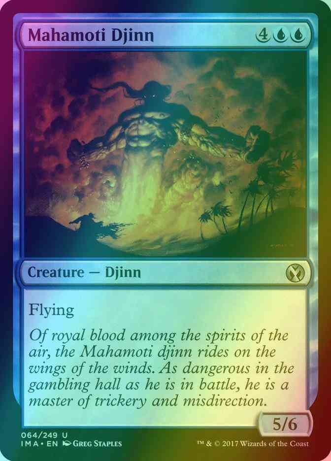 Mahamoti Djinn [64] [Iconic Masters] [Foil]
